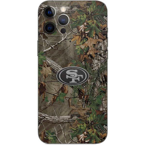 NFL San Francisco 49ers Realtree Xtra Green Camo iPhone 12 Pro Max Skin